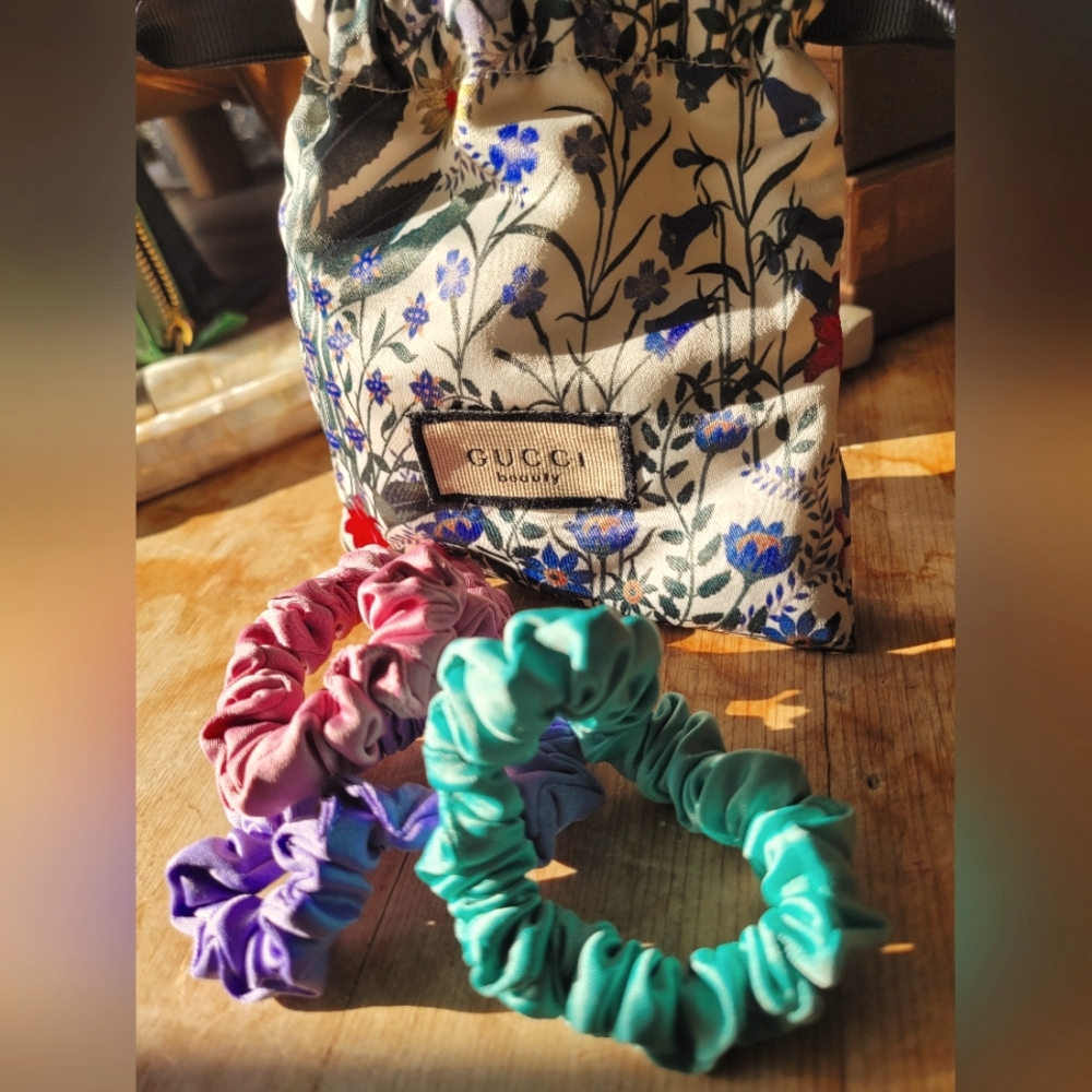 Gucci Flora Scrunchies / Hair Ties New